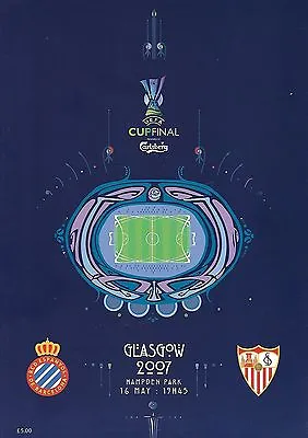 £2.99 • Buy 2007 UEFA CUP FINAL PROGRAMME>RCD ESPANYOL V SEVILLA FC At Hampden Park